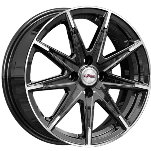 iFree Uno 6x16/4x100 ET45 D56,6 Хит (КС1081) Блэк Джек