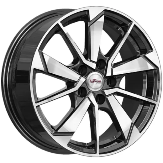 iFree 6,5x16/5x108 ET33 D60,1 Зиплайн (КС1042) Блэк Джек
